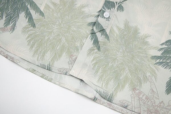 Винтажная рубашка - "Пальмы"