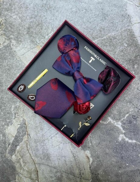 Coffret de cravate et nœud papillon