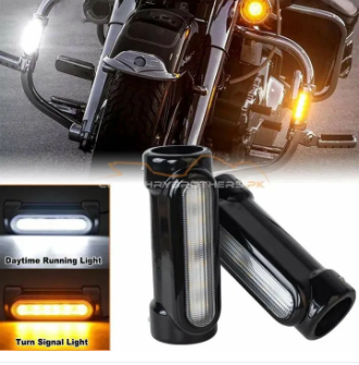 CRASH BAR TURN SIGNAL LIGHTS ALUMINUM BODY