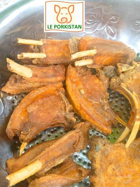 Côtes de porc croustillantes