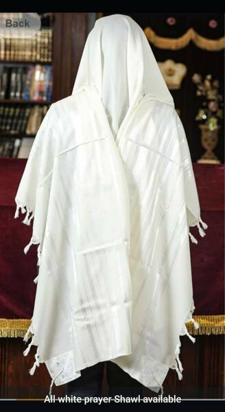 Prayer Shawl ( white)