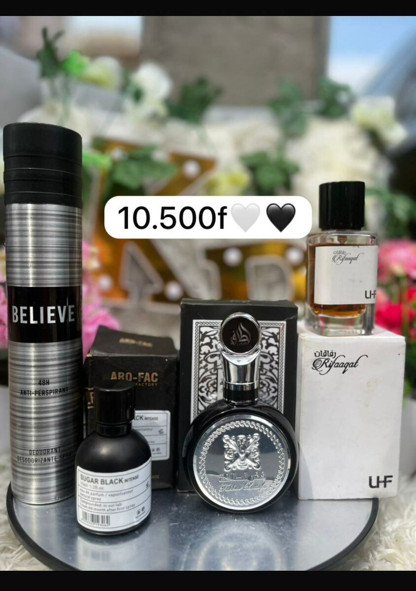 Coffret de parfums luxe homme