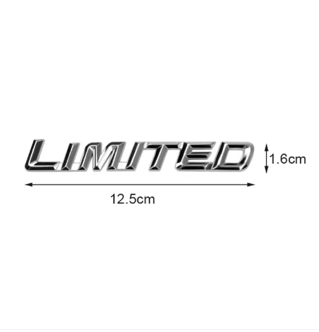 Fashion 3D Metal LIMITED Car Sticker Emblem Badge Logo Universal