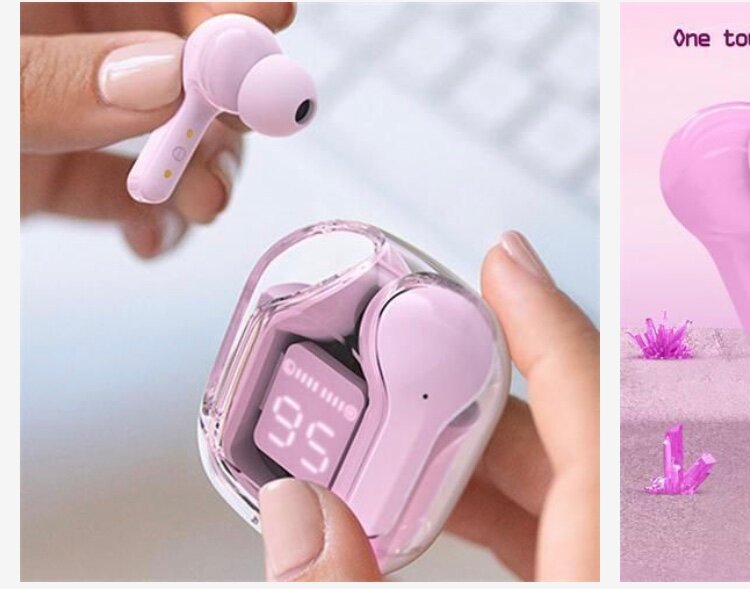 Écouteurs sans fil Bluetooth LED