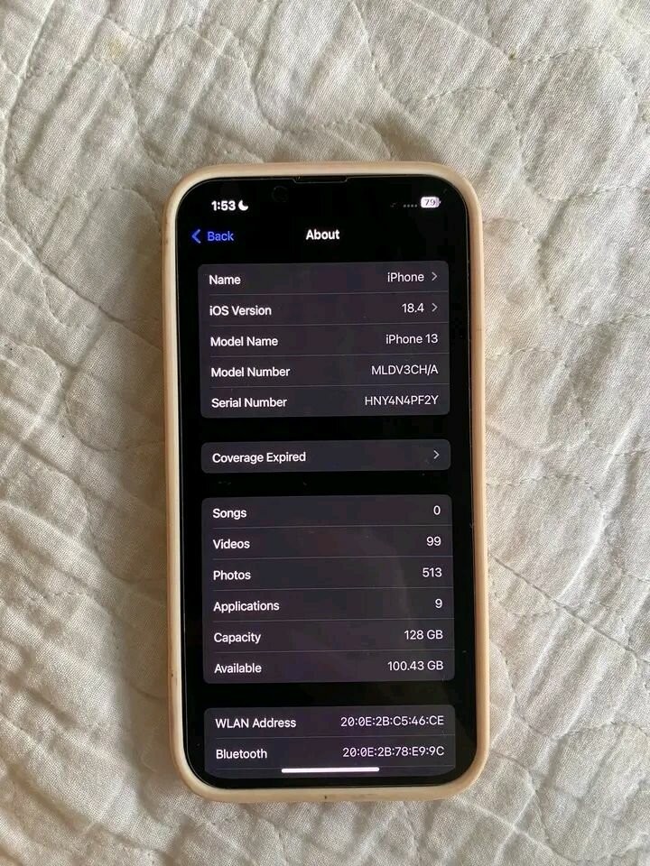 iPhone 13 Blanc 128GB