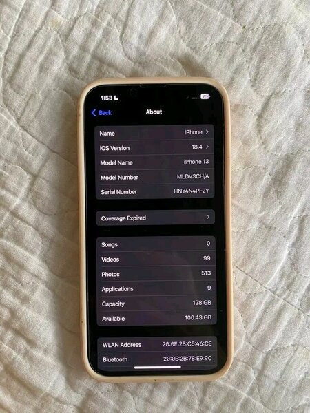 iPhone 13 Blanc 128GB