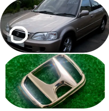 PACK OF 1 HONDA CITY EXI 2000-2003 Front GRILL MONOGRAM EMBLEM CHROME