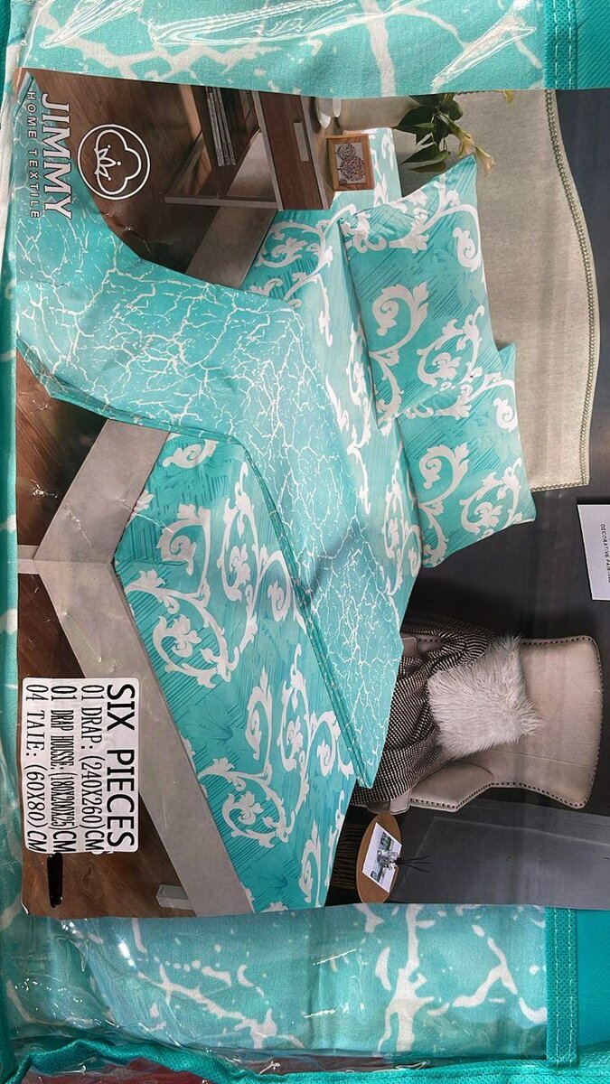 Draps de six pièces