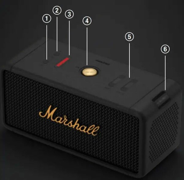Enceinte Bluetooth Marshall compacte