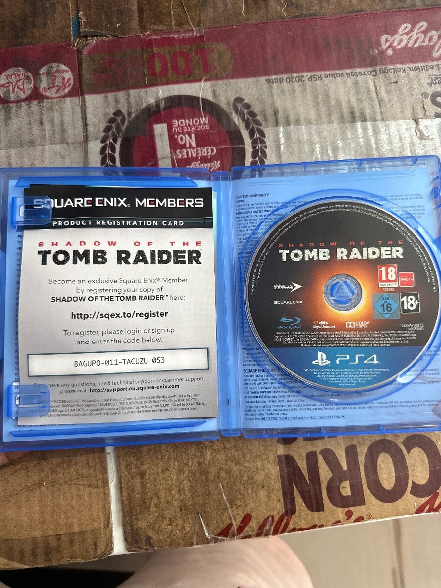 Jeu PS4 Shadow of the Tomb Raider
