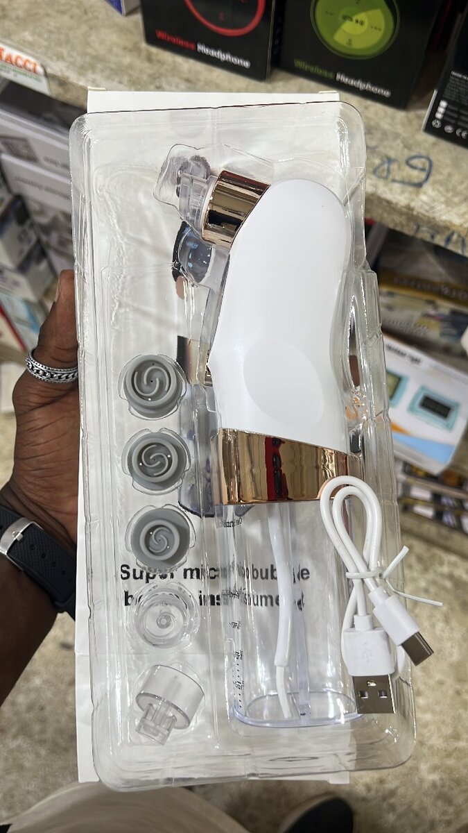 Appareil beauté microbulles