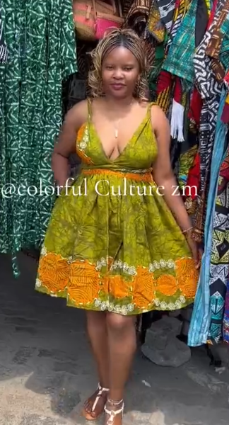 Women's  dress with print