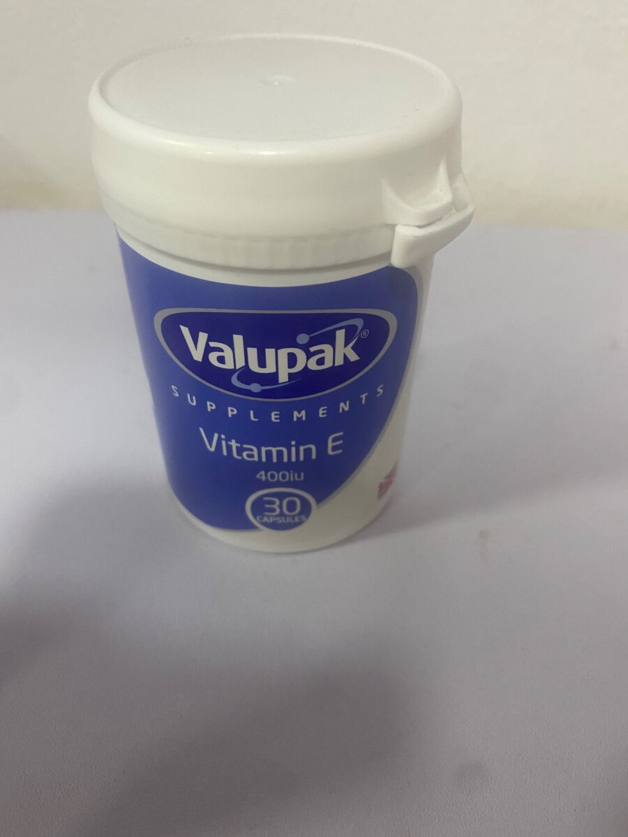 Valupak Vitamin E capsules