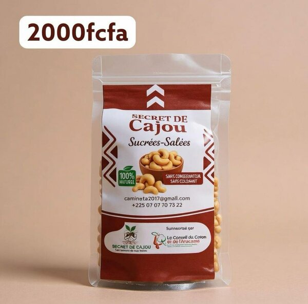 Noix de Cajou Sucrées-Salées