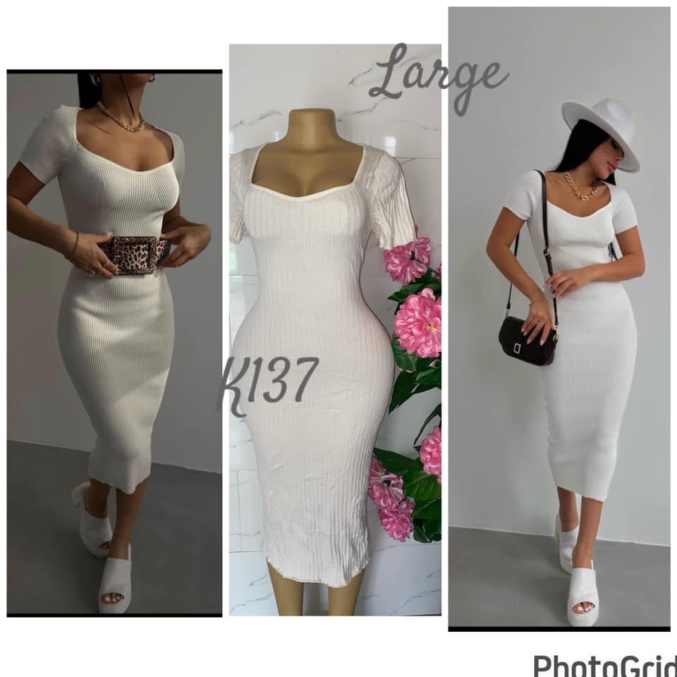 Beautiful and stylish women's dress white