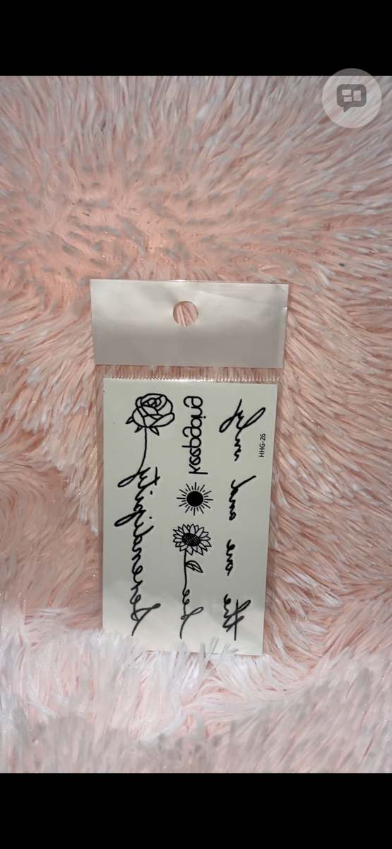 Tatouages temporaires élégants