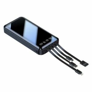 Power Bank Câbles De Charge Intégrés 10000mAh