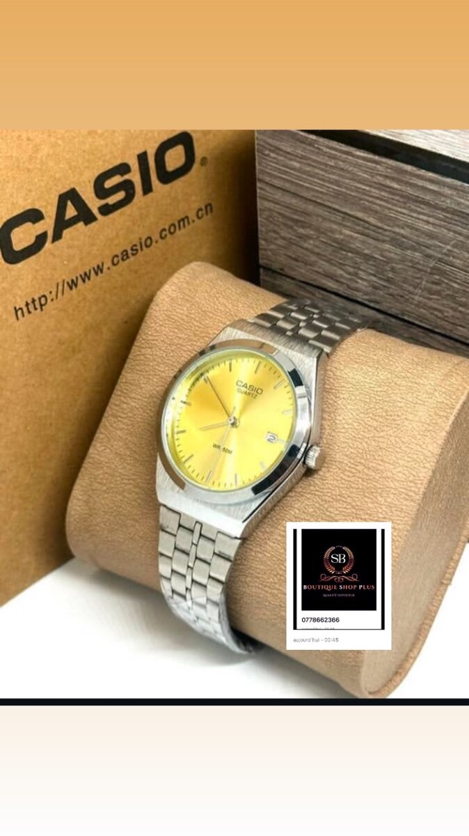 Montre Casio édifice authentique en acier