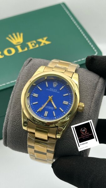 Montre Luxe en Or Cadran Coloré