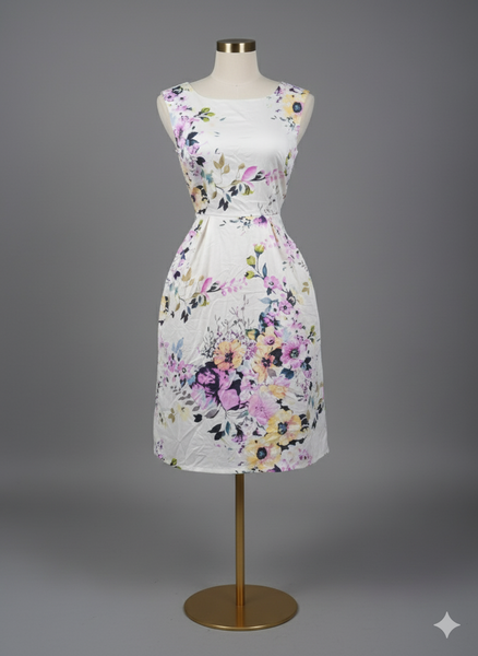 Robe Fleurie Élégante Été
