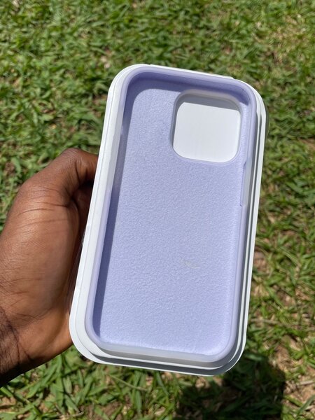Coque silicone violette