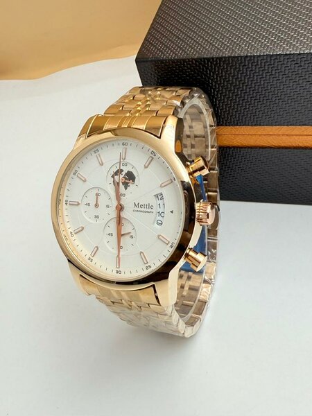 Montre Homme Luxe Dorée