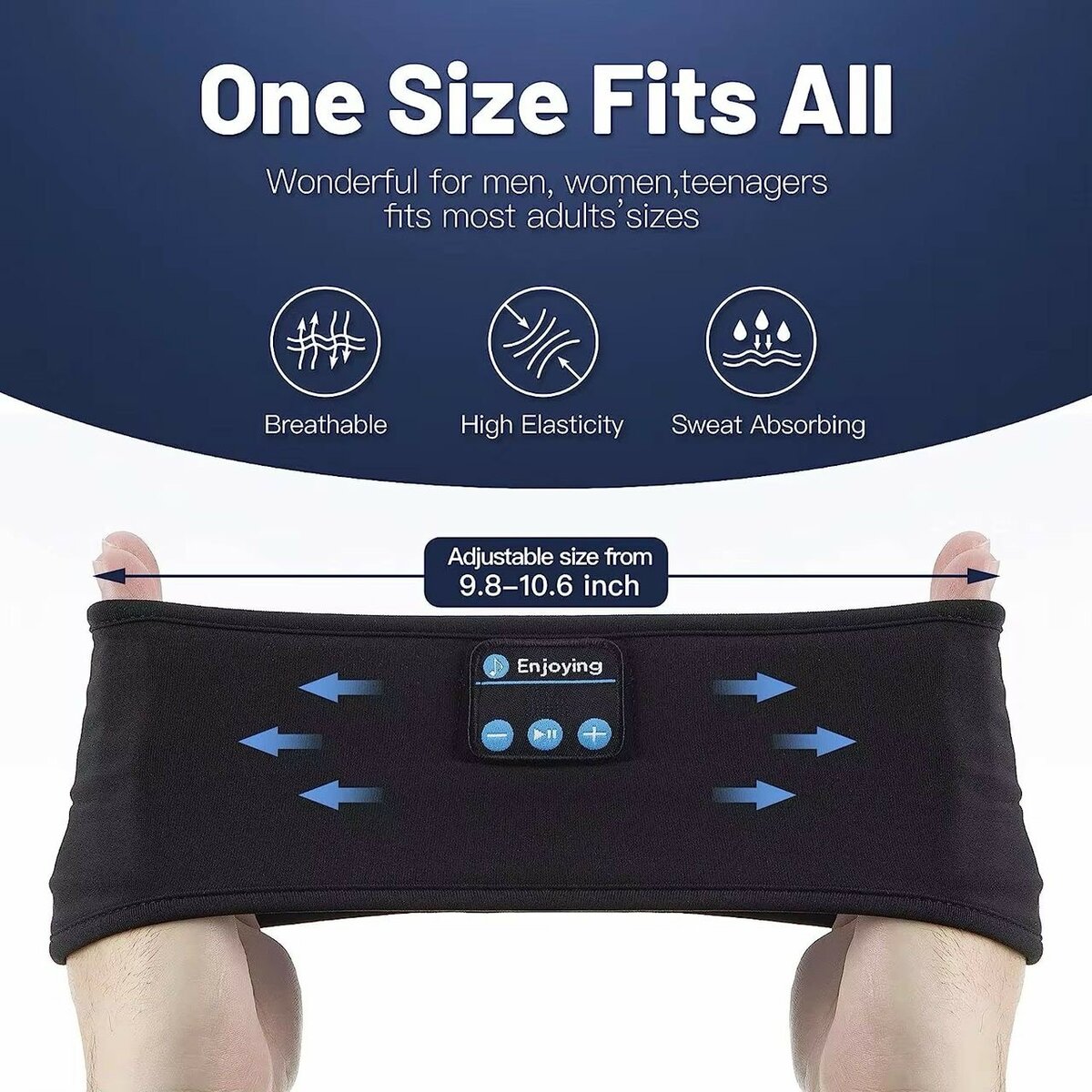 Bandeau de sommeil doux Casque