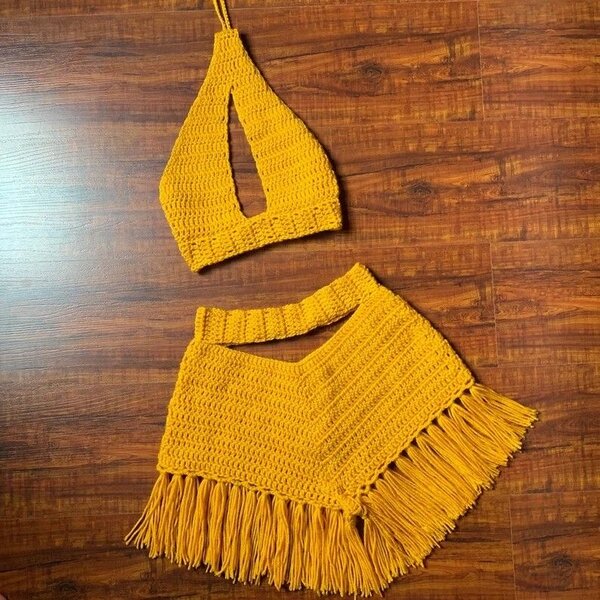 Ensemble crochet estivale