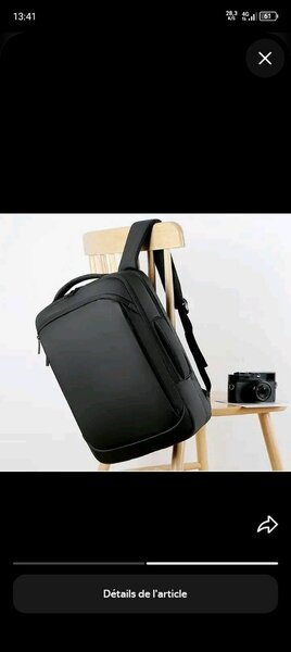 Sac à dos antivol urbain moderne