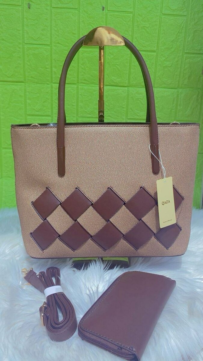 Ensemble Sac à Main Tressé Élégant