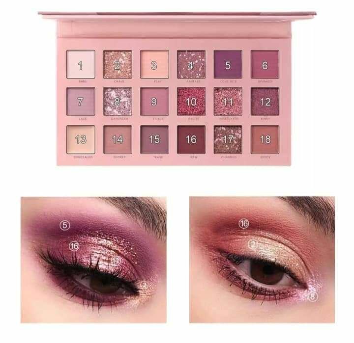18 Colour Nude Eyeshadow Kit