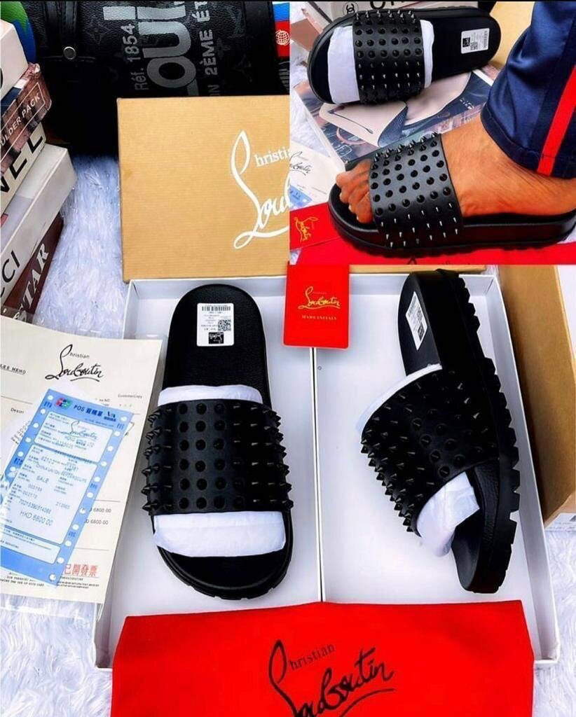 Louboutin slides