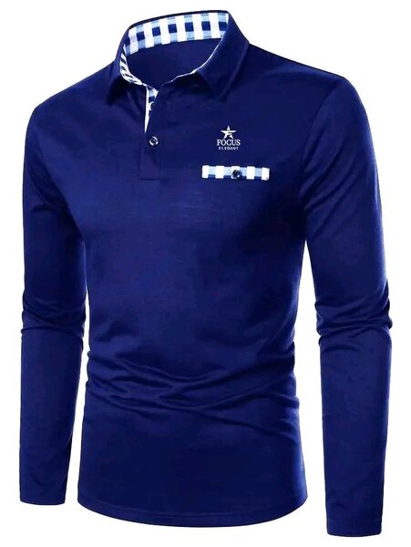 Polo homme à manches longues élégant