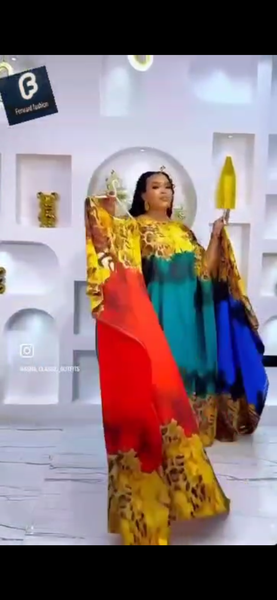 Kaftan coloré bohème chic