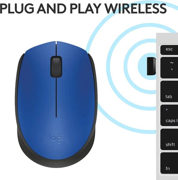 Logitech M171 Wireless Mouse - Compact & Portable
