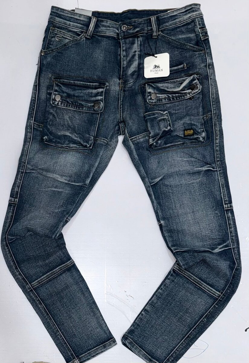 Jeans cargo pour homme