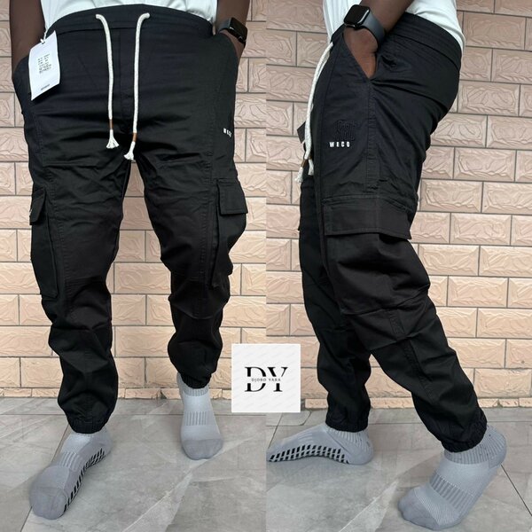 Pantalon Cargo Homme Noir