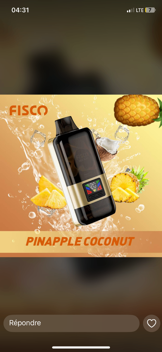 Peuffs fisco 7% nicotine recha