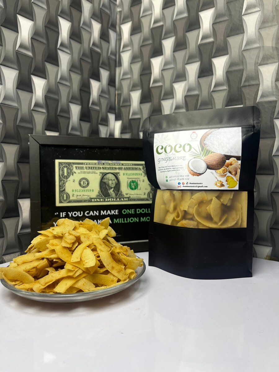 Chips de coco Gingembre
