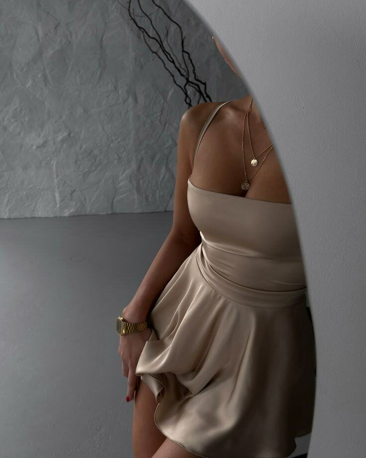 Ensemble élégante satinée