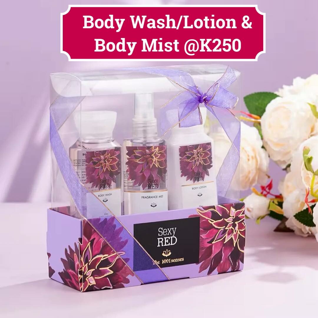 Body wash, Lotion + Body Mist