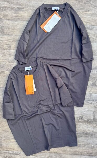 Robe oversize en coton