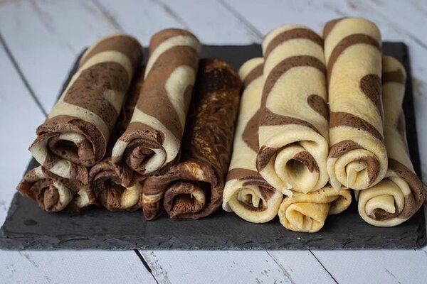 10 Crêpes marbrées