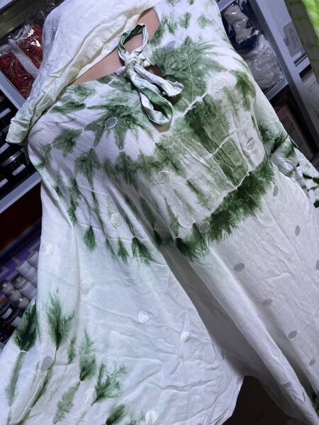 Robe longue tie-dye bohème