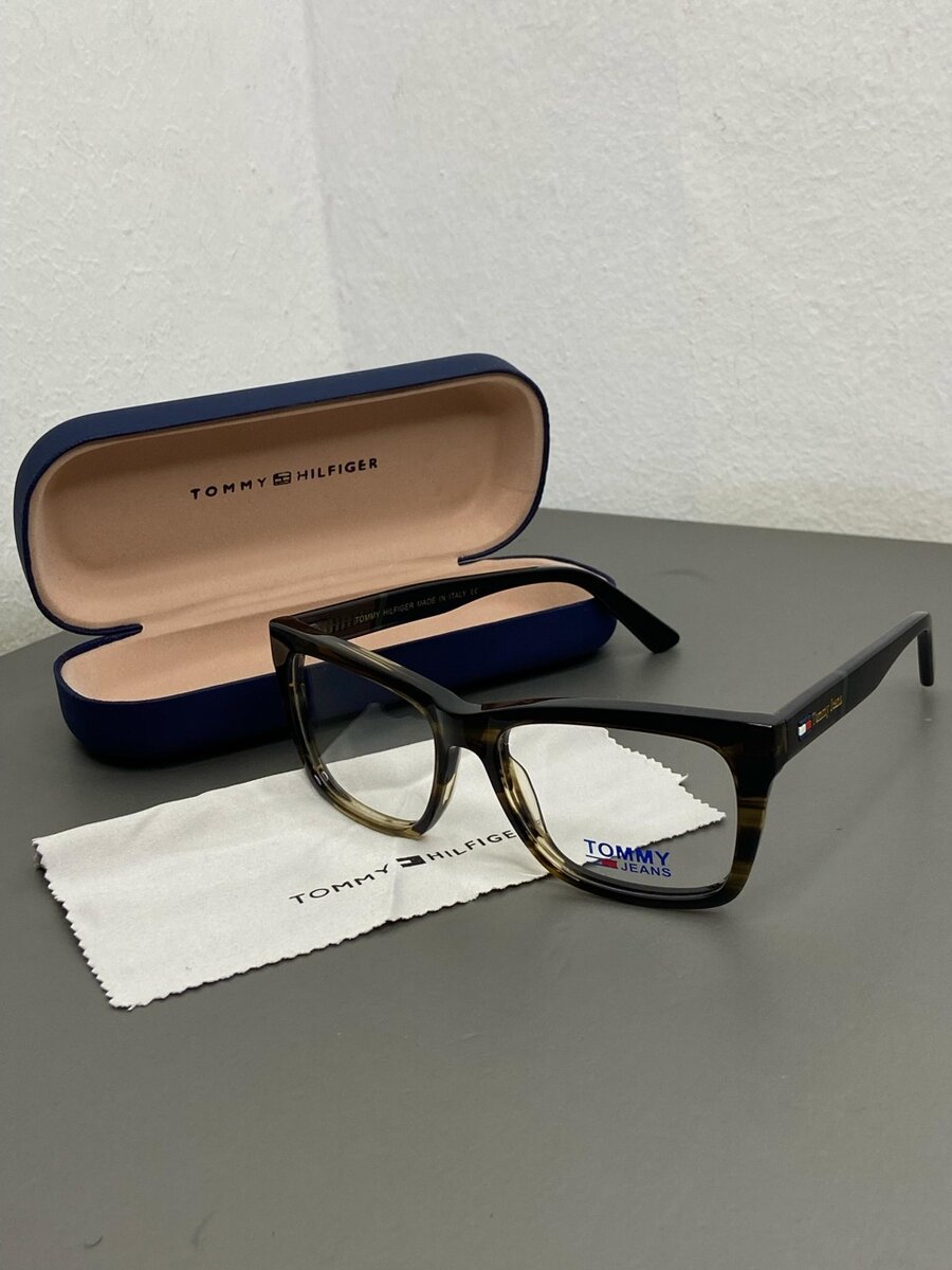 Square Acetate Tommy Hilfiger Optical Frame For Men