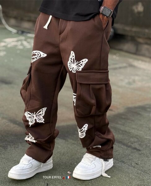 Pantalons Cargo Papillon Homme