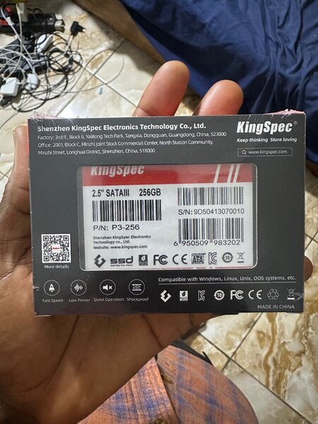 SSD KingSpec 256GB 2.5" SATAIII