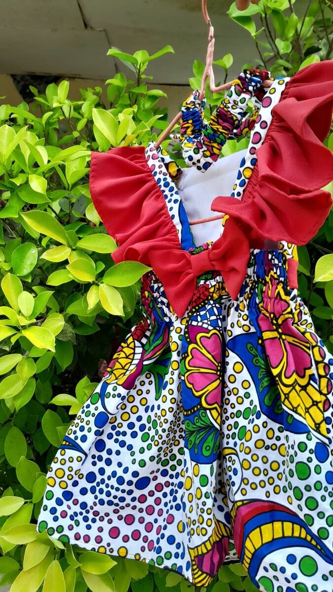 Robe en Cire Colorée Enfant