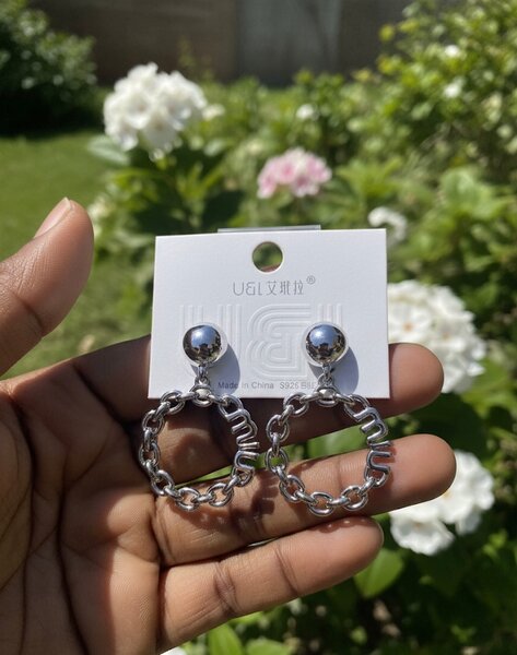 Boucles d'oreilles cercle en argent