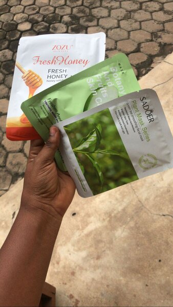 Face masks and lip masks